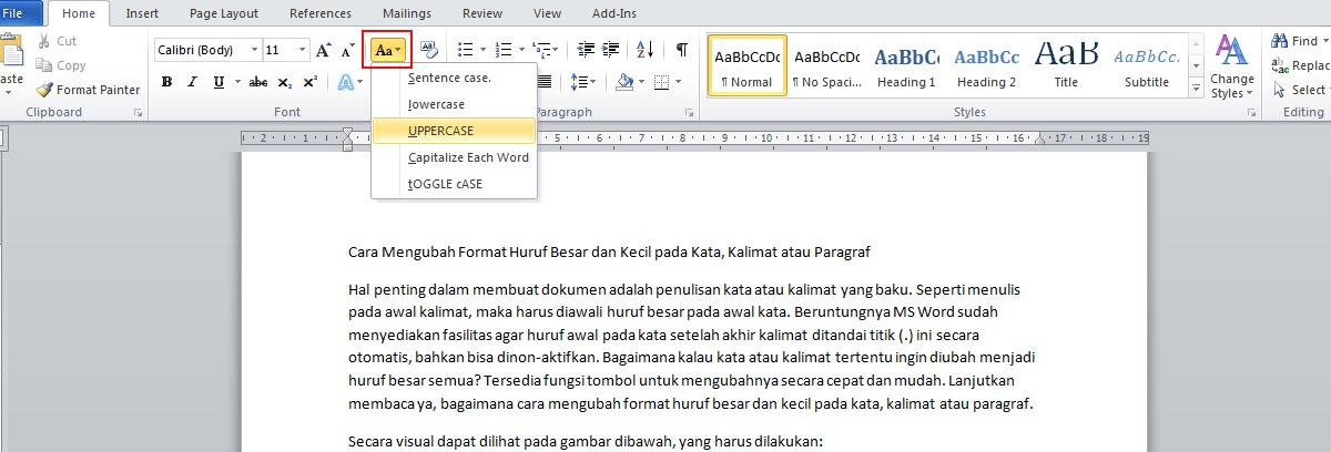 7 Rahasia Cepat Cara Mengubah Tulisan Menjadi Huruf Kapital di Word yang Jarang Diketahui