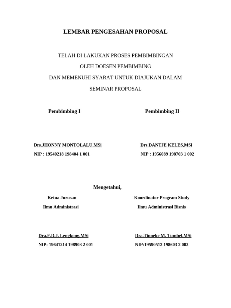Lembar Pengesahan Seminar Proposal PDF Lembar Pengesahan Seminar Proposal PDF