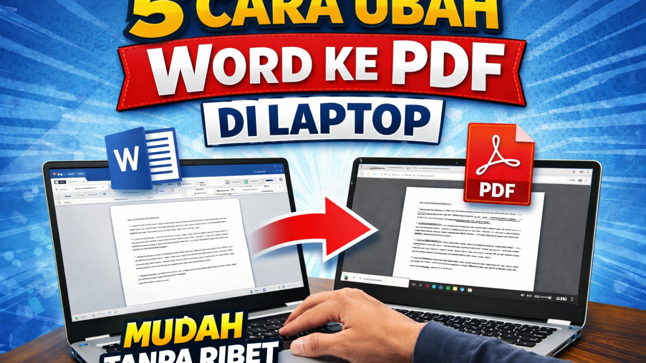 5 Cara Ubah Word ke PDF di Laptop Mudah Tanpa Ribet 5 Cara Ubah Word ke PDF di Laptop Mudah Tanpa Ribet