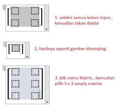 Cara Membuat Matriks di Ms Word - KETUTRARE Cara Membuat Matriks di Ms Word - KETUTRARE