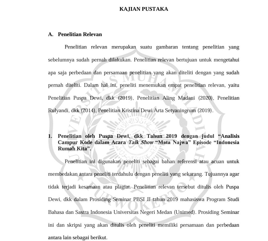 5 Contoh Kajian Pustaka Skripsi dan Cara Menyusunnya dengan Mudah