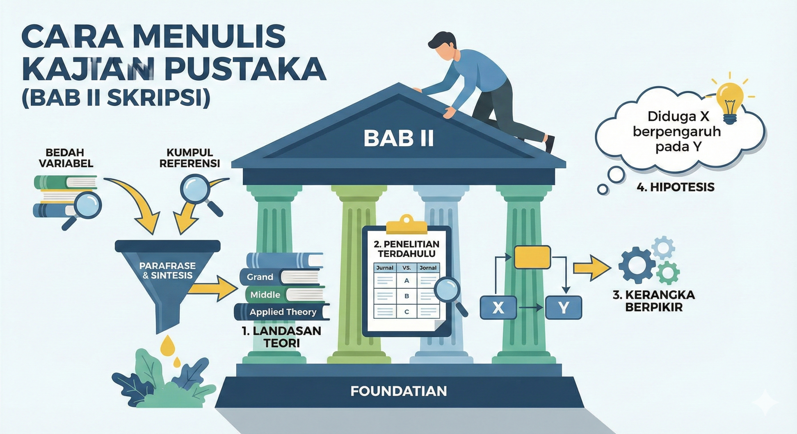 5 Rahasia Cara Membuat Kajian Pustaka Skripsi yang Bebas Plagiat 2026 5 Rahasia Cara Membuat Kajian Pustaka Skripsi yang Bebas Plagiat 2026