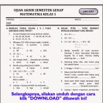 Bank Soal UAS Matematika Kelas 4 Semester 1: 7 Soal Pilihan Ganda Terbaru 202