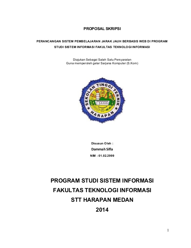 Contoh Cover Proposal Bisnis Dalchaebi