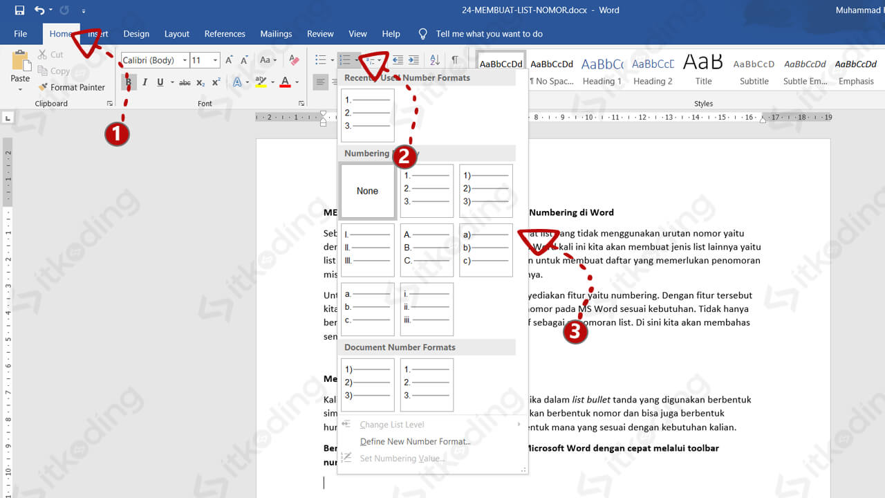 3 Fakta Mengejutkan Kenapa Jarak Antara Nomor dengan Teks di Word Berubah dan Cara Memperbaikinya 3 Fakta Mengejutkan Kenapa Jarak Antara Nomor dengan Teks di Word Berubah dan Cara Memperbaikinya