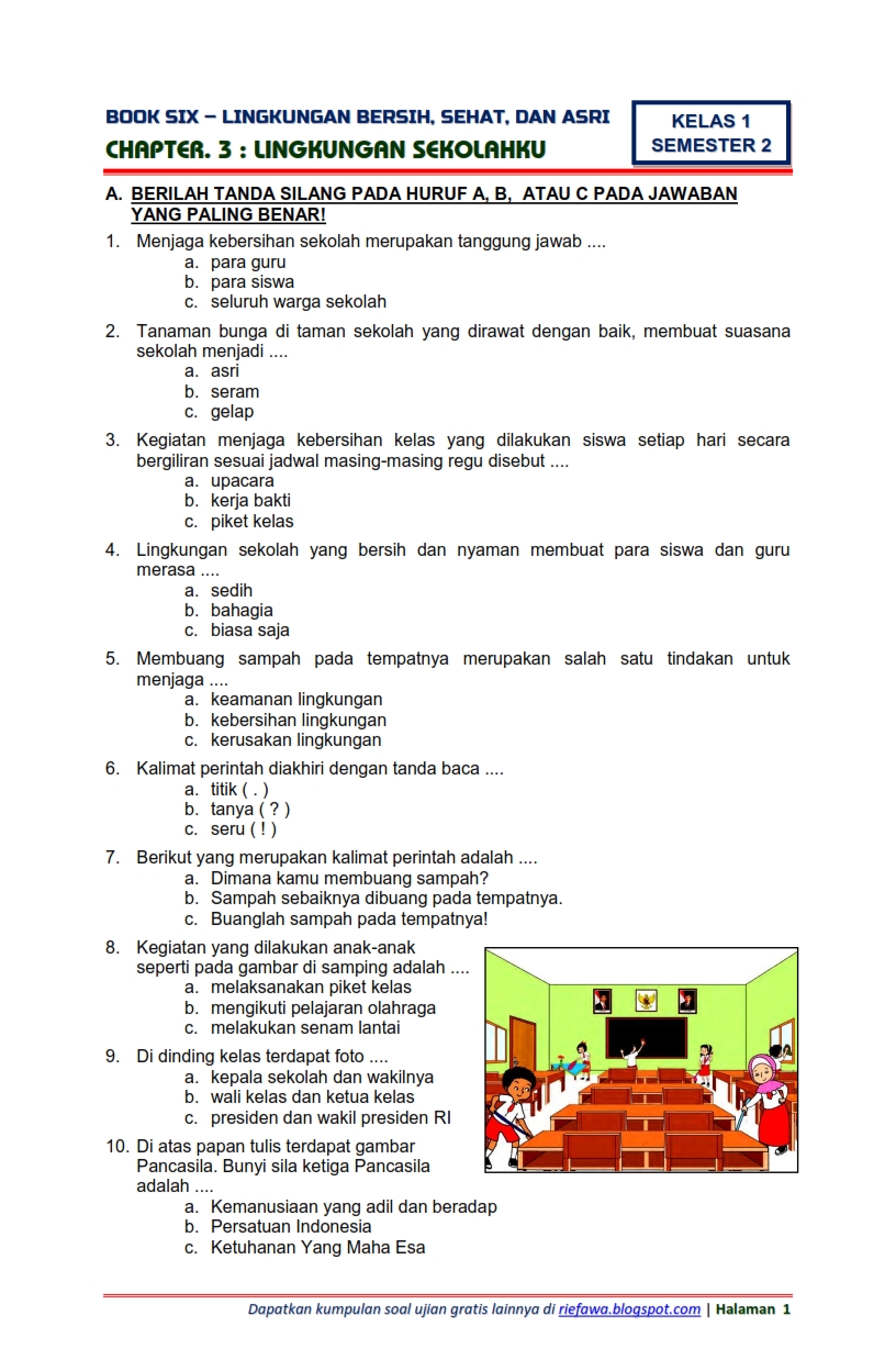Soal Kelas 6 Tema 1 Subtema 2 Dalchaebi Soal Kelas 6 Tema 1 Subtema 2 Dalchaebi