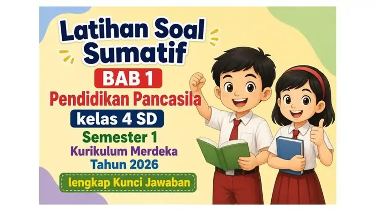 Latihan Soal Sumatif BAB 1 Pendidikan Pancasila kelas 4 SD Semester 1