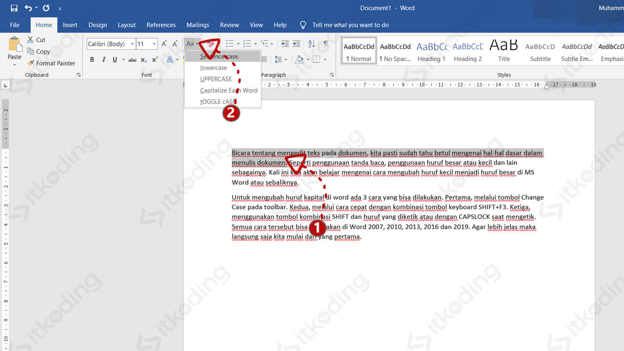 7 Langkah Praktis Cara Merubah Tulisan Kapital Menjadi Kecil di Word Sebelum Terlambat 7 Langkah Praktis Cara Merubah Tulisan Kapital Menjadi Kecil di Word Sebelum Terlambat