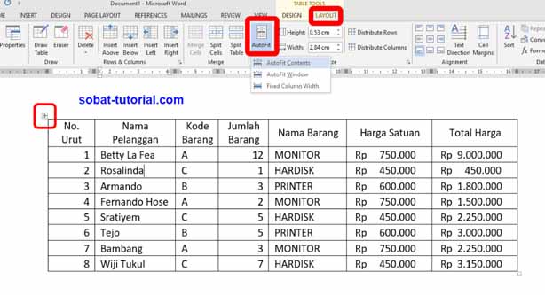 Cara Merapikan Tabel di Word 2010 dengan Ukuran Kertas F4 yang Tepat dan Cepat