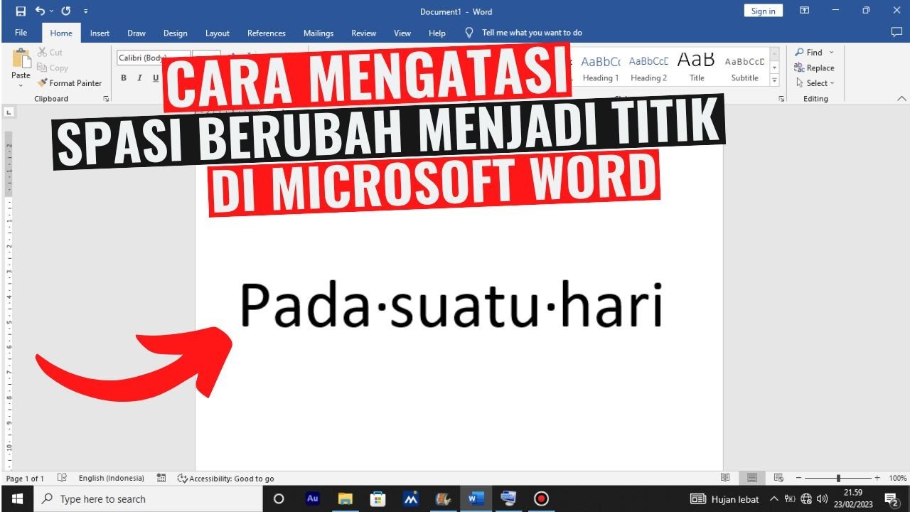 Inilah yang Terjadi pada Kata Berubah di Word Setelah Ditekan Spasi, Ternyata Ini Solusinya!