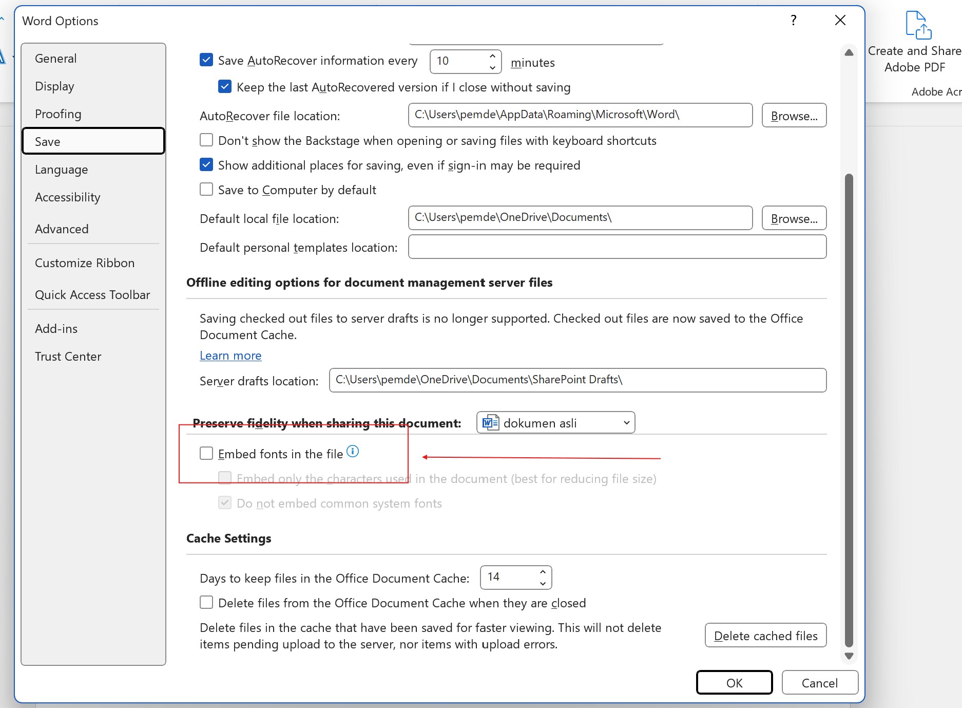 Cara Agar Font di Ms Word Tidak Berubah Saat Dibuka di Komputer Lain Cara Agar Font di Ms Word Tidak Berubah Saat Dibuka di Komputer Lain