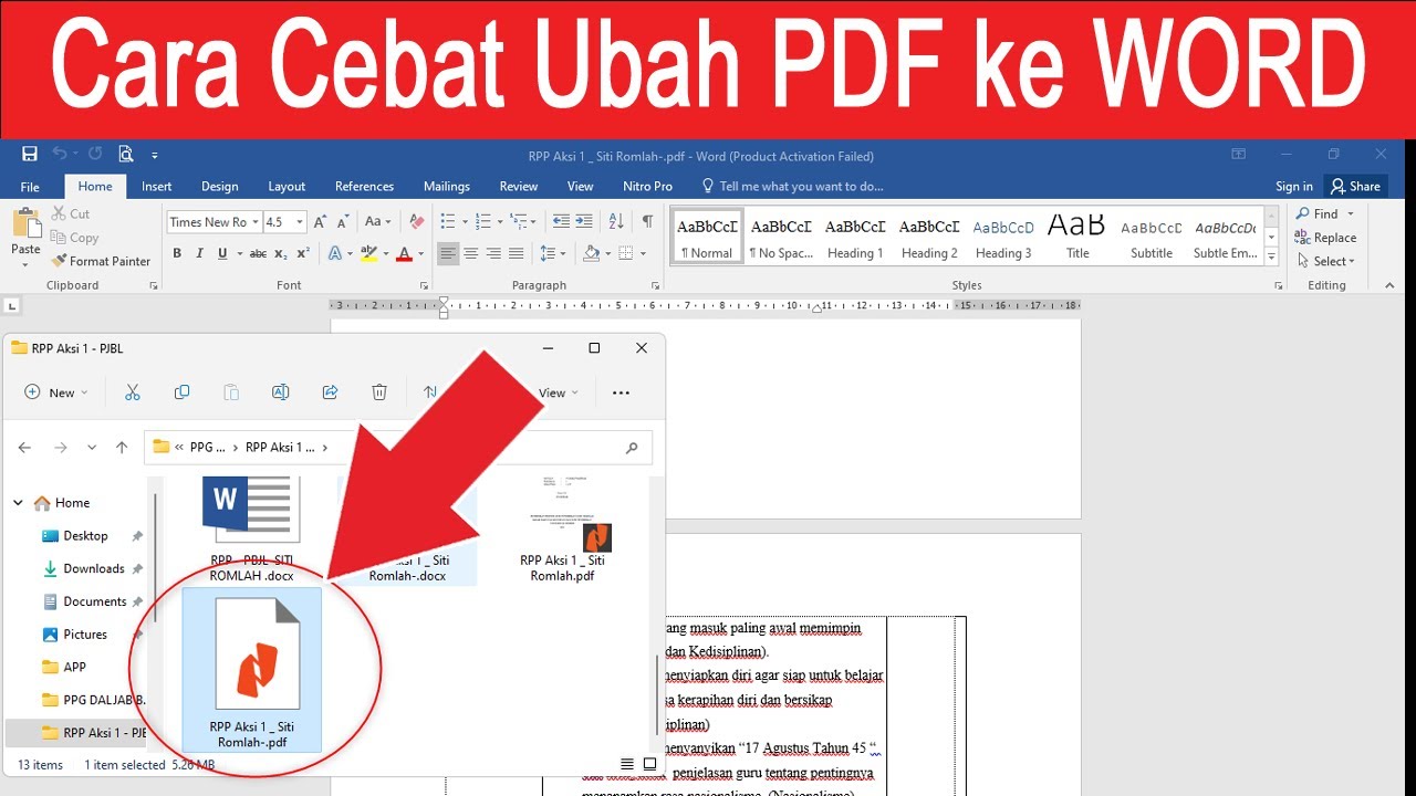 Kenapa Ada PDF yang Tidak Dapat Diubah ke Word? 7 Penyebab Utama dan Solusi Jitu di 2026 Kenapa Ada PDF yang Tidak Dapat Diubah ke Word? 7 Penyebab Utama dan Solusi Jitu di 2026