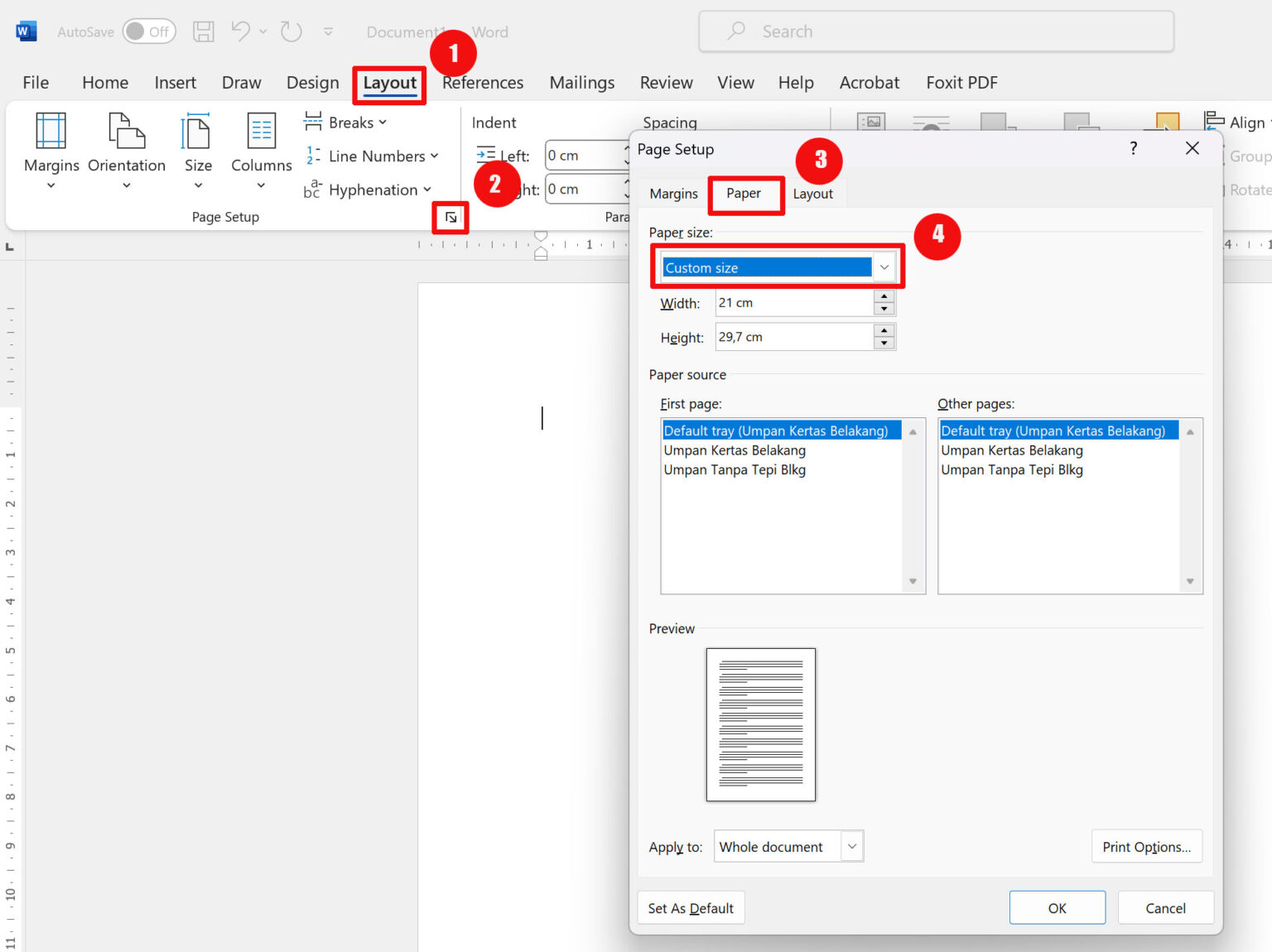 Rahasia Cepat Cara Mengubah Ukuran Kertas di Mikrosop Word Youtub yang Wajib Tahu Rahasia Cepat Cara Mengubah Ukuran Kertas di Mikrosop Word Youtub yang Wajib Tahu
