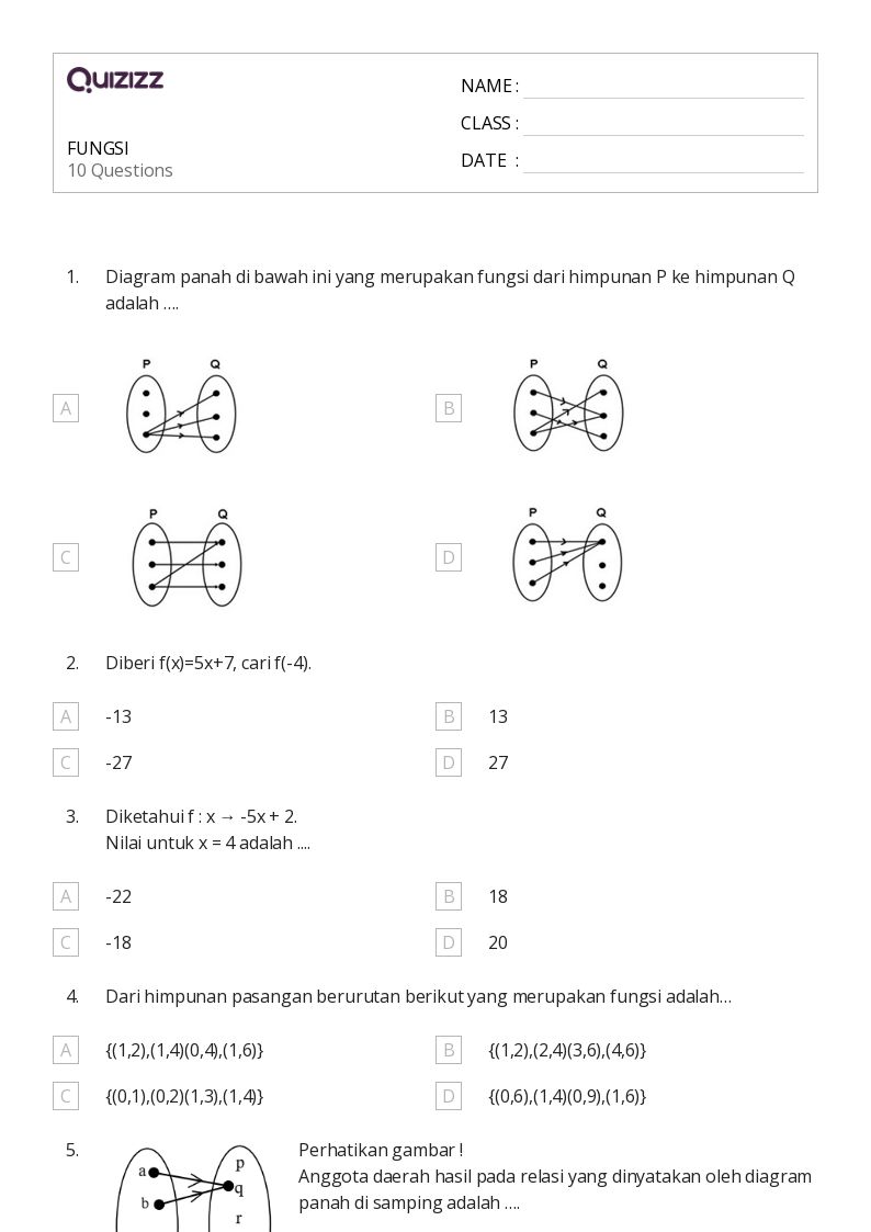 Rahasia Nilai Sempurna Lewat Contoh Soal Fungsi Kelas 8 SMP K 13 Semester 1 Terbaru Rahasia Nilai Sempurna Lewat Contoh Soal Fungsi Kelas 8 SMP K 13 Semester 1 Terbaru