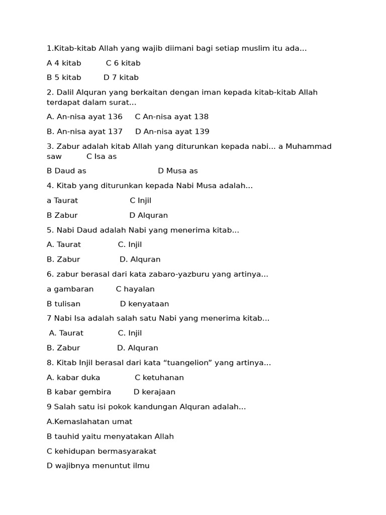 Wajib Tahu! Bocoran Soal Aqidah Kelas 8 Semester 2 Ini Terbukti Paling Akurat